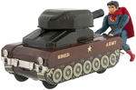 "SUPERMAN TANK" LINEMAR BATTERY-OPERATED TOY (COLOR VARIETY).