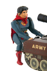 "SUPERMAN TANK" LINEMAR BATTERY-OPERATED TOY (COLOR VARIETY).