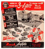 "NASH" AUTOMOBILE/SHOWROOM/SERVICE STATION EXTENSIVE PUNCH-OUT SET WITH ENVELOPE.