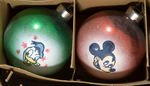 WALT DISNEY CHARACTERS BOXED CHRISTMAS ORNAMENTS.