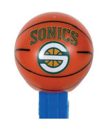 SEATTLE SUPERSONICS TEST PEZ DISPENSER.