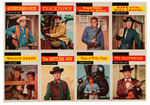 TV WESTERNS TOPPS GUM CARD SET.