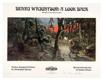 "BERNI WRIGHTSON: A LOOK BACK" LIMITED EDITION SIGNED PROMOTIONAL PRINT.