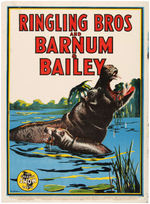 "RINGLING BROS. AND BARNUM & BAILEY" CIRCUS POSTER PAIR.