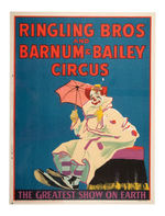 RINGLING BROS. CLOWN CIRCUS POSTER PAIR.