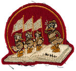 DONALD DUCK AND HIS NEPHEWS INSIGNIA PATCH.