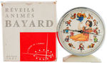 SNOW WHITE AND THE SEVEN DWARFS BOXED BAYARD ALARM CLOCK.