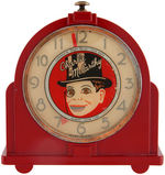 "CHARLIE McCARTHY" ALARM CLOCK.