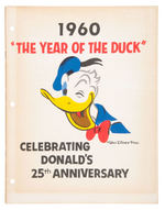 DONALD DUCK/DISNEYLAND 1960 PROMOTIONAL BOOK.