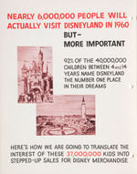 DONALD DUCK/DISNEYLAND 1960 PROMOTIONAL BOOK.