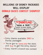 DONALD DUCK/DISNEYLAND 1960 PROMOTIONAL BOOK.