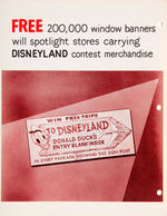 DONALD DUCK/DISNEYLAND 1960 PROMOTIONAL BOOK.