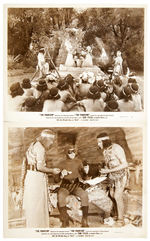 "THE PHANTOM" MOVIE SERIAL TITLE LOBBY CARD & TWO STILLS.