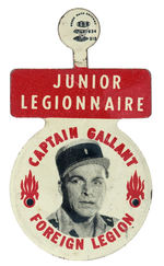 “CAPTAIN GALLANT FOREIGN LEGION” LARGE LITHO TIN TAB.