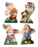 “THE SEVEN DWARFS” BREAD PROMOTION STORE STANDEE SET OF 7.