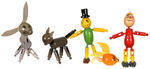 “PINOCCHIO” VERY RARE FIGURE BUILDING SET BY KNAPP.