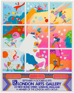 PETER MAX "LONDON ARTS GALLERY" POSTER.