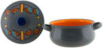 "PETER MAX" ENAMELED COOKWARE LOT.