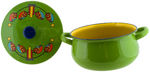 "PETER MAX" ENAMELED COOKWARE LOT.