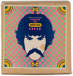 PETER MAX BOXED "WOW NOW" BOXED CLOCK.