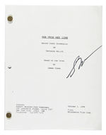 SEAN PENN SIGNED PHOTO & "THE THIN RED LINE" SCRIPT.