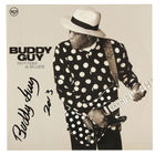 BUDDY GUY SIGNED "RHYTHM & BLUES" DOUBLE LP ALBUM COVER.