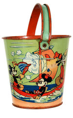 “DONALD DUCK” AND FRIENDS SAND PAIL.