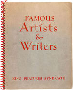 "FAMOUS ARTISTS & WRITERS - KING FEATURES SYNDICATE" 1949 PROMOTIONAL BOOK.