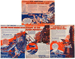 "WHEATIES ADVENTURES OF JACK ARMSTRONG THE ALL-AMERICAN BOY" BOX BACK SET.