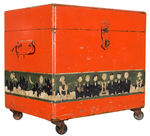 JOHN HELD JR. DESIGNED PORTABLE LIQUOR CABINET.