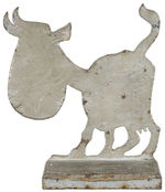 JOHN HELD JR. STYLE CAST IRON COW DOORSTOP.