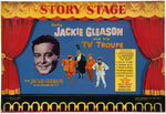 "STORY STAGE STARRING JACKIE GLEASON AND HIS TV TROUPE" BOXED PUNCH-OUT DOLLS & STAGE.