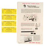 "STORY STAGE STARRING JACKIE GLEASON AND HIS TV TROUPE" BOXED PUNCH-OUT DOLLS & STAGE.