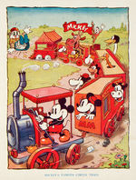 “MICKEY MOUSE CIRCUS” RARE ENGLISH HARDCOVER.