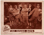 THREE STOOGES "NO DOUGH BOYS" LOBBY CARD.