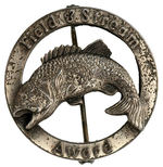 "FIELD & STREAM AWARD" STERLING BADGE.