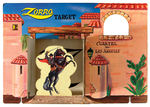 "ZORRO SPRING ACTION TARGET" LARGE BOXED SET.