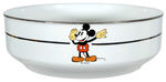 MICKEY & MINNIE MOUSE LARGE, IMPRESSIVE WASH BASIN BY FAIENCERIE D’ONNAING CHINA COMPANY OF FRANCE.