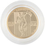 $5 XXV OLYMPIAD 1992-W GOLD COMMEMORATIVE UNC.