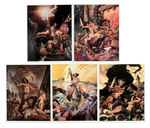 CONAN/FANTASY PRINT PORTFOLIO LOT.