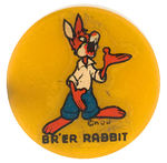 "BR'ER RABBIT" CATALIN PLASTIC RARE PENCIL SHARPENER.