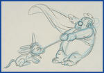 FANTASIA - THE PASTORAL SYMPHONY - BACCHUS & JACCHUS PRODUCTION DRAWING.