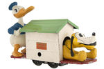 "LIONEL DONALD DUCK HAND CAR" WIND-UP.