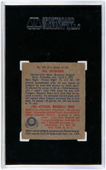 1949 BOWMAN ROOKIE CARDS OF ROY CAMPANELLA & GIL HODGES BOTH SGC GRADED.