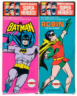 "BATMAN & ROBIN" BOXED MEGO ACTION FIGURE DUO.