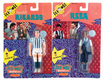 PEE-WEE HERMAN CARDED FIGURE COMPLETE COLLECTION AND PLAYHOUSE.