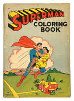 "SUPERMAN COLORING BOOK."