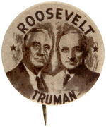 "ROOSEVELT TRUMAN" SCARCE 1944 JUGATE.