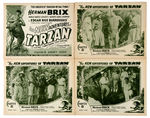 "THE ADVENTURES OF TARZAN" LOBBY CARD LOT.