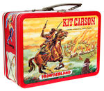 “WALT DISNEY’S OFFICIAL DAVY CROCKETT/KIT CARSON” LUNCHBOX.